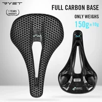 AliExpress RYET 2025 3D Printed Carbon Saddle 140mm 165g Superlight For MTB Road Racing Saddles Bicycle Seat Cushion Cycling Seating Parts
