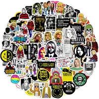 125Pcs Nirvana Band Season 3 Rock Mini Stickers DIY Decor For Phone Notebook Diary BulingBulingStickers Store