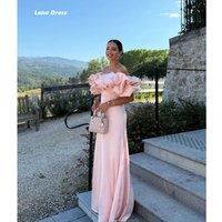 Lena Women's Evening Dress Luxury 2025 Dresses Fish Tail Customized Elegant Dresses Woman Pink Off the Shoulders Prom Gown Party