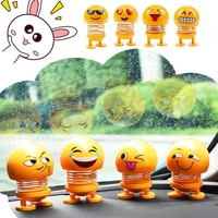 Car Interior Accessories Sticker Funny Shaking Head Doll Small Ornaments Lovely Doll Creative Car Toys Car Body Decoration