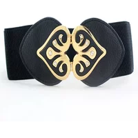 Women Stretch Elastic Waistband Belts, Suitable for All Kinds of Skirts, Many Patterns To Choose From, 6cm Width Belt