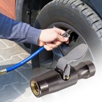 Automotive Pressure Gauge Inflation Nozzle Self-locking type Air Chuck Tire Pressure Gauge Inflation Clamp For Compressor Acces