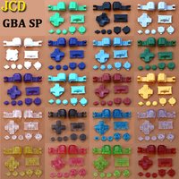 JCD 1set For GameBoy Advance SP Plastic Full Button Set For GBA SP A B Select Start Power ON/OFF L R Buttons Kit D Pad