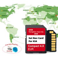 Sat Nav Update 2026 Europe Turkey Latest Maps Compact 4.X for KIA Optima Soul Sorento Vehicle SD Card GEN4 Navigation GPS