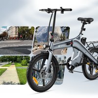 DYU T1 20-Zoll faltbares Elektrofahrrad – 36V 10Ah Lithium-Akku, 250W Motor, Scheibenbremsen – Tragbares E-Bike für Pendler