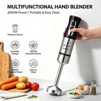 Nowy, ulepszony blender ręczny o mocy 2000W, wielofunkcyjny przenośny mikser zanurzeniowy, sokowirówka do kuchni domowej i urządzenie do przygotowywania jedzenia dla niemowląt, 220V