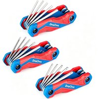AliExpress NONE Cr-V Steel Folding Hex Wrench Set 8Pcs Hand Tools Ball Flat Torx Key Portable Multi Tool for Bike Furniture Mechanic Repair