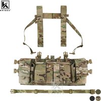 KRYDEX 500D Tactical Chest Rig UW Gen IV Low Profile Rigs Carrier With GP Pouch Multifunction Pockets H Harness