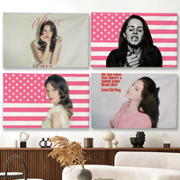 Singer L-Lana D-Del R-Rey Stove flag Suitable For Party Club Outdoor Interior Wall Decoration Banner Fans Gift