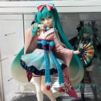 Original Genuine Vocaloid Hatsune Miku Tenitol Tenitol Neo Tokyo Series Kimono 20cm Collections Model Figures Toys Gifts