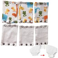 2PCS Universal Baby Jumpsuit Diaper Infant Romper Length Extender Baby Bodysuit Snap Button Extender Romper Lengthen