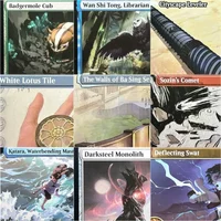 TLA/TLE The Walls of Ba Sing Se / White Lotus Tile / Magical Proxy Cards Top Quality Gathering Board Playing Game Trading Cards