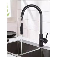 Kitchen Faucet Black Surface Water Faucet Kitchen Sink Faucet Pull-out Kitchen Faucet Single Hole Tap