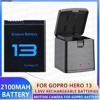 2100mAh Rechargeable Battery FOR GoPro Hero 13 Black Sport Camera Spare Battery & Charger Accessories