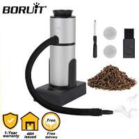BORUiT Portable Food Cold Smoke Generator Molecular Cuisine Smoking Gun Meat Smokehouse Cooking for Kitchen Grill Smoker Wood