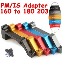 MTB Bike Disc Brake Rotors Front Rear 180mm 203mm IS/PM Caliper Adapter Aluminium Alloy Post Mount Bicycle Accessorie Adaptor