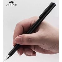Jinhao 65 Black Silver Color Daily work Notes Office Fountain Pen EF F Nib Student School Writing Pen Stationery Supplies