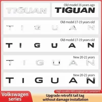 1 szt. Naklejka z logo samochodu z ABS, naklejka na tylną klapę bagażnika, tylny emblemat dla VW TIGUAN 2016-2021, akcesoria do stylizacji