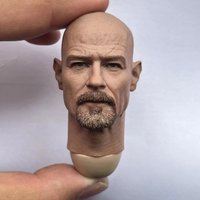 Maßstab 1:6 Mr. White Bryan Cranston Kopf Sculpt Carving Modell Fit 12'' Männliche Soldat Action Figur Körper Puppen