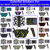 For DJI NEO 2 Drone Stickers Battery Butler Goggles N3/RC Motion 3 Decorative Decals Protective Film Colorful Skin Accessories
