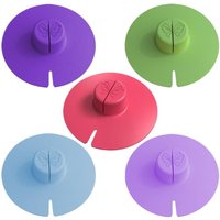 New Silicone Tea Bag Partner With Handle Tea Bag Holder & Squeezer Reusable Mugs Lids Easy To Use Dishwasher Safe