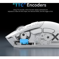 Attack Shark R1 Wireless Gaming Mouse PixArt PAW3311 Optical Sensor 18K DPI, 59g Lightweight 2.4Ghz/BT5.2/Wired Mouse
