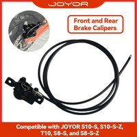 JOYOR Original Hydraulic Brake Caliper Front & Rear + Brake Cable for T10 S10 S8S-Z Electric Scooter Disc Brake Replacement Kit