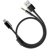 Multi Functional Car Charging Audio Cable For Bmw & Mini IPod IPhone 6 7 8 X XS XR Interface Audio USB Cable Lead AUX Adapter