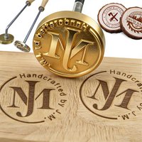 Custom Branding Iron Stamp Personalized LOGO Metal Brass Branding Iron Heating Mold for Meat,Leather,and Cake DIY Wedding Gifts
