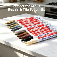 Waterproof Tile Seam Pen 1-20Pcs, Multi-color Grout Marker for Wall, Floor & Bathroom Seam Repair and Cleaning