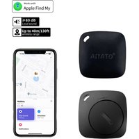 1 Pack Bluetooth Luggage Tracker with Find My APP (iOS Only) Air Smart Tag GPS Tracker Tag for Locator Key Finder