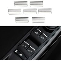 Car Windows Lift Knob Trim Window Lifter Buttons Stickers for Ford Focus 3 4 MK3 MK4 2012 -2018