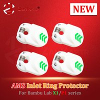 For Bambu Lab X1/P1 Series NEW AMS lnlet Ring Protector 3d printer accessories Guard Durable Installation simple 4/8pcs