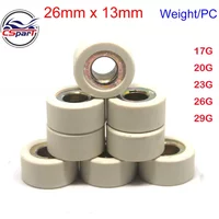 26x13 Variator Roller Weight Slider 17G 20G 23G 26G 29G For Suzuki 400 400CC Burgman Skywave AN400 BENELLI MALAGUTI