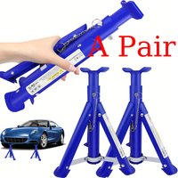 skAxle Jack Stand, 2pcs Jack Stands, Heavy Duty Jack with 4 Adjustable Height, 3 Ton Jack Stands for Car Van, Lift Car Axle Jack Stands for Car Stand Liftinga