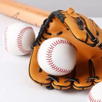 1PC Baseball No. 9 Softball Hard Ball Softball Craft Ball Sports Equipment White Safety Men'S Baseball Sports Training Standards