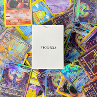 55PCS PTCG-XX3 Foil Ancient Mew Zekrom Reshiram Victini Charizard Dark Gengar Latias Mew Pikachu Whole Set 55 PTCG Proxy Card