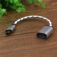 OTG Micro USB Data Cable For Huawei Mobile Phone Connects to USB Flash Drive Plug and Play 18cm Length