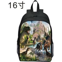 New printed dinosaur backpack cartoon animal domineering casual fashion lightweight 12th grade backpack