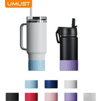 UMUST Silicone Boot for Stanley Cup Reusable Protective Water Bottle Bottom Sleeve Cover for Stanley 30oz/40oz Tumbler