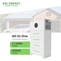 GSL ENERGY All-in-One 20.48kWh Battery Inverter 51.2V 10.24kWh Home Energy Storage System BMS Floor Mounted Lifepo4 Battery