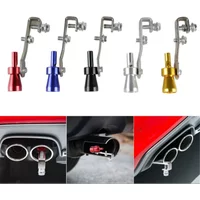 1PCS Universal Car Turbo Whistle Motorcycle Refitting Turbo Whistle Exhaust Pipe Sound Turbo Tail Auto Car Blow-off Valve