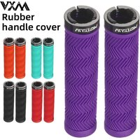 1 Pair Bicycle Handlebar Locking Mountain Bike Grips Soft Single Sided Rubber Non Slip Handlebar Cover Cycling Accessories