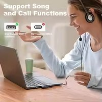 2-in-1 USB-C OTG Adapter Type-C Male to USB-C Female + USB 3.2 Splitter, 100W PD Fast Charging for Laptop/Tablet