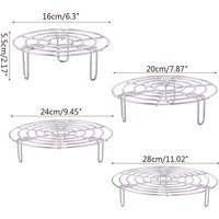 Round Cooking Trivet Rack Stand 16cm/ 28cm/ 20cm/ 24cm Cooker Accessories for Round Cake Pans, Air Fryer, Instapot D14 21