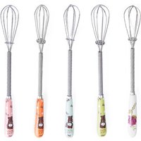 Mini Stainless Steel Hand Blender Spiral Wire Whisk Mixer For Bake Cooking Tools Egg Beater Kitchen Gadgets frother kitchen item