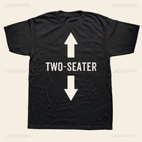 Two Seater Graphic Women T Shirts 2 Seater Dad Adult Humor Streetwear Gifts Summer Style Short Sleeve Letters Clothing Tops