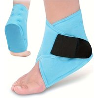 1pcs Ankle Ice Pack Wrap/ Cold or Hot Reusable Gel Cold Compression for Foot, Ice Wrap for Feet, for use on Feet and Ankles