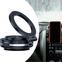 Car Phone Holder Vacuum Magnetic Suction Cup Folding Swivel Stand 360 Degree Rotation Car Mount Magnetic Car Stable Bracket