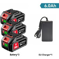 21V Rechargeable Lithium Battery,High Capacity Cordless Electric Power Tool Battery for Makita 18V Tool Replacement Battery